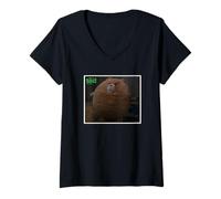 Women's Ted TV Series Puffy Bear V-Neck T-Shirt