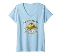 Women's Teddy Roosevelt Rough Rider V-Neck T-Shirt