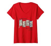 Womens Teenage Mutant Ninja Turtles Classic Comic Panel Grid V-Neck T-Shirt