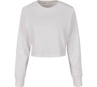 Women's Terry Cropped Crew - Trendy Urban Street Style casual plain crop top