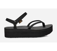 Teva Women's Flatform Sandal Slim Sport, Black, 6 UK