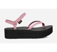 Women's TEVA Flatform Slim Sandal Shoes in Lilas/Black, Size 5