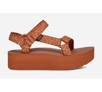 Women's TEVA Flatform Universal Sandals in Crafted Floral Vintage Brown, Size 5