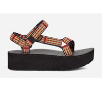 Women's TEVA Flatform Universal Sandals in Modern Check Lemon Drop, Size 4
