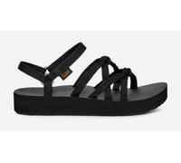 Women's TEVA Midform Kena Slim Sandals in Black, Size 4