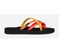 Women's TEVA Olowahu Flip-Flop Sandals in Neon Coral Multi, Size 6