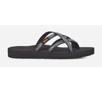 Teva Women's Olowahu Sandal, Palms Black/White, 3 UK