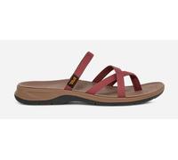 Women's TEVA TirraTraveler Flip-Flop Shoes in Mahogany