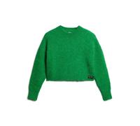 Women's textured short sweater Superdry Vintage Vert M