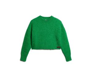 Women's textured short sweater Superdry Vintage Vert M