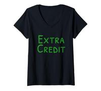 Women's that Says Extra Credit V-Neck T-Shirt