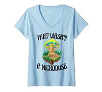 Womens That Wasn't A Microdose Funny Magic Psilocybin Mushroom V-Neck T-Shirt