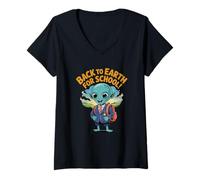 Women's The Alien Exchange Student V-Neck T-Shirt