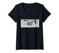 Womens The Annunciation Art Mother Mary St Gabriel Catholic Missale V-Neck T-Shirt