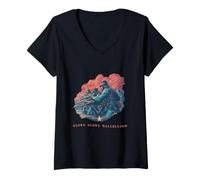 Womens The Battle Hymn of the Republic Glory, Glory, hallelujah! V-Neck T-Shirt