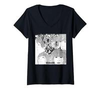 Womens The Beatles - Revolver Album Cover V-Neck T-Shirt