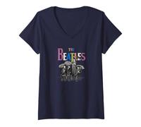 Women's The Beatles - Umbrella V-Neck T-Shirt