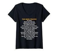 Women's The Beer Prayer - Hilarious Beer Lover’s Parody V-Neck T-Shirt