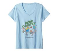 Womens The Berenstain Bears Welcome to Bear Country Vintage Book V-Neck T-Shirt