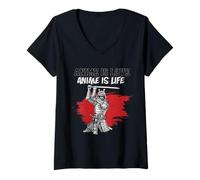 Womens The Best Japanese Anime Tees, Manga, Otaku, Anime Art Gifts V-Neck T-Shirt