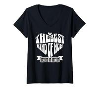 Womens The Best Kind of Mom Fun Unique Artist V-Neck T-Shirt