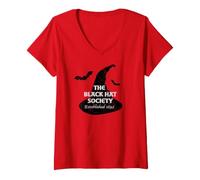 Women's The Black Hat Society V-Neck T-Shirt