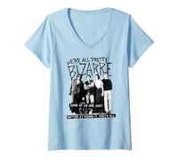 Women's The Breakfast Club were All Pretty Bizarre Quote V-Neck T-Shirt