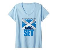 Women's The Brutal Gentlemen Club Crouch, Bind, Set Scotland V-Neck T-Shirt