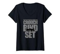 Women's The Brutal Gentlemen Club Crouch, Bind, Set V-Neck T-Shirt