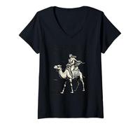 Women's The Camel Rider Paimon V-Neck T-Shirt