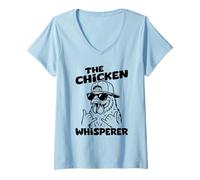 Women's The Chicken Whisperer | Farmer V-Neck T-Shirt