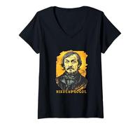 Womens The Collected Tales of Nikolai Gogol Russian Literary V-Neck T-Shirt