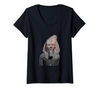 Women's The Colossal Statue of Ramesses II V-Neck T-Shirt