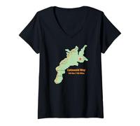 Women's The Cotswold-Way V-Neck T-Shirt
