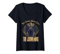 Womens The Crows Have Eyes 3 V-Neck T-Shirt