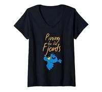 Womens The Dead Parrot, he's not Dead, he's Pining for the Fjords V-Neck T-Shirt