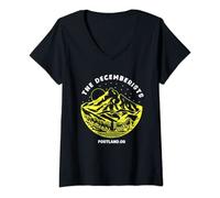 Womens The Decemberists Portland Vintage V-Neck T-Shirt