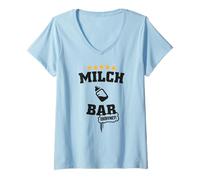 Women's The Deluxe Milk bar is Opened V-Neck T-Shirt