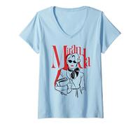 Women's The Devil Wears Prada 2 Miranda Priestly Minimalistic Art V-Neck T-Shirt