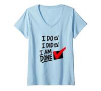 Women's The Divorce Survivor Checklist Celebration V-Neck T-Shirt