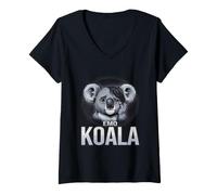 Women's The Emo Koala Who Gets It V-Neck T-Shirt