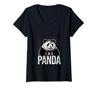 Women's The Emo Panda Culture V-Neck T-Shirt
