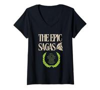 Womens The Epic Legends Odysseus Musical V-Neck T-Shirt