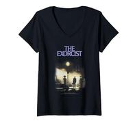 Womens The Exorcist Classic Poster V-Neck T-Shirt
