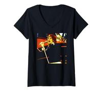 Womens The Faces Live Rod Stewart Top of The Pops 1973 V-Neck T-Shirt