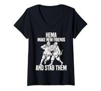 Women's The Fascination Hema Weapon handling and History Hema V-Neck T-Shirt