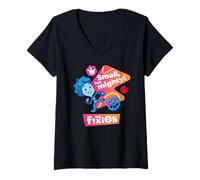 Women's The Fixies Nolik Small But Mighty V-Neck T-Shirt
