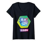 Women's The Fixies Small But Mighty Nolik V-Neck T-Shirt