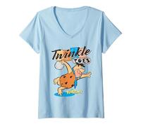 Women's The Flintstones Twinkle Toes V-Neck T-Shirt