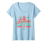 Women's The Goonies Fratelli's Lighthouse Lounge V-Neck T-Shirt